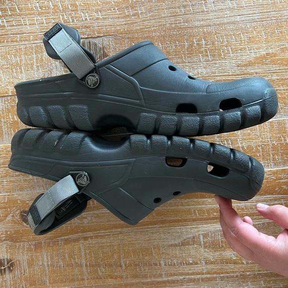 Crocs Black Offroad Sport Clog Graphite Size Men’s 10 Women’s 12 - Picture 4 of 7